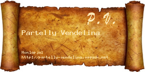 Partelly Vendelina névjegykártya